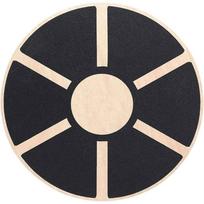 Six Sides Round Balance Training Board Wobble Core Strength Trainer Core Training Board  Men Women juoda