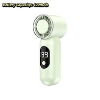 Digital Display Portable High-Speed Turbo Fan for 5V/1A 400mAh Daily Use