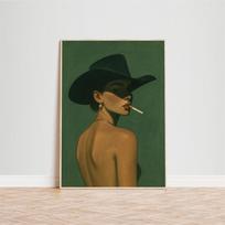 Mid-Century Modern Cocktail Lounge Art Print Vintage Bar Scene Poster Retro Bar Poster Retro Cocktail Lounge Art Canvas Painting 21X30CMNo Framed