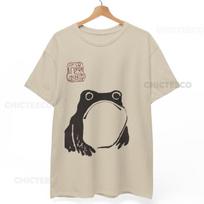 Unimpressed Frog TShirt Matsumoto Hoji Meika Gafu Toad Demon Art Unisex Tee S