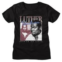Luther Vandross Power Of Love Black Unisexs TShirt Summer Unisexs And Unisexs Loose And Breathable TShirt Top S