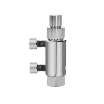 Faucet Angle Valve Broken Screw Extractor Set Pipe Thread Repair Tool with Reverse Thread Design for Multi-Size Water Pipes
