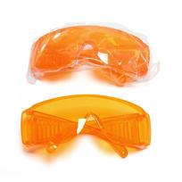 Orange Color Curing Light Glasses Dental, Teeth Whitening Safety Glasses, Dental Eyewear LED Protective Goggles oranžinė