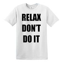 Relax Don't Do It 1980s Party Neon Fancy Dress | NOVELTY | MEN'S T-SHIRT TEE TOP 2 2XL