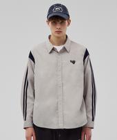 Golla Track Color Block Shirts [Light Gray] Light Gray/S