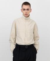 Insilence High-Neck Flap Shirt Cream Cream/M