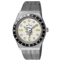 TIMEX Q Watch Quartz 5 ATM Water Resistant Mineral Glass White Dial TW2W70600 Unisex