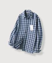 Mood Inside Arc Flood Check Shirt_Blue Blue/M