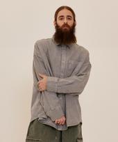 Cargo Bros Cb Archon Pigment Shirt Jacket (Grey) Free