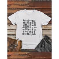 Pattern Funny Retro Camera Larger Size Spring And Summer Style Men'S Fashionable Casual Printed Short-Sleeved, Comfortable And Breathable S balta