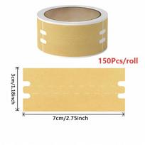 Security Tamper Evident Stickers 100/150Pcs Roll Waterproof Sealing Labels for Document Envelope Package Sealing A1