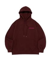 Cargo Bros Essential Logo Oversized Hoodie (Wine/Pink) Xl (Fleece-Lined)