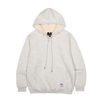 Yobit Boa Fur Hoodie Melange Gray L