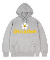 Graver [Unisex] Tape Flower Smile Hoodie_Gray Grey/S