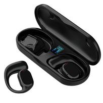 Pakabinamos prie ausies tvirtinamų „Bluetooth“ ausinių numeris yra ilgas. juoda