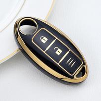 TPU Car Remote Key Case Cover Shell For Nissan Qashqai X-Trail T31 T32 Juke J10 J11 Tiida Altima Pathfinder Kicks For Infiniti juoda