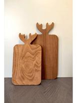 Wooden 2-Piece Deer Model Cutting Board, Serving Board, Decorative Serving Board