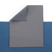 Double-Sided Absorbent Car Cleaning Towel - Special for Interior Glass, Decontamination & Streak-Free Rinse 20*30cm 400g pilka spalva