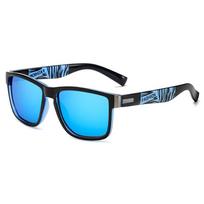 Prekinio ženklo akiniai nuo saulės Vyrams Moterims Vairuotojo akiniai Vyriški Senoviniai akiniai nuo saulės Vyriški kvadratiniai Veidrodiniai Vasariniai UV400 akiniai blue