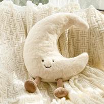 ins wind sun throw pillow sofa living room decorative pillow moon pillow bay window tatami cushion girl heart girl 25cm【120g】