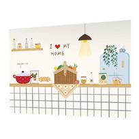Aliejui atsparūs sienų lipdukai Virtuvės sienelės apsauga Vandeniui atsparus Karščiui atsparus Statinis lipdukas virtuvei ir valgomajam 30x90cm beige