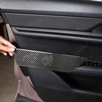 Skirta Porsche Taycan    2022 Minkšto anglies pluošto automobilio durų panelių apdailos lipdukas Interjero automobilio Carbon Fiber