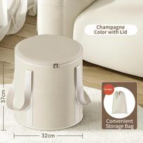 1pc Foot Soaking Tub Leak-Proof Foldable Portable Foot Soaking Bucket With 5 Layer Insulation Deep Knee 37cm Foot Soaking Tub balta