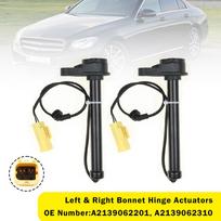 2x Bonnet Hinge Actuators 2139062201 For Mercedes W213 S213 C213 2016-2023