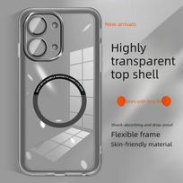 Fashion Transparent Ultra Thin Magnetic Case For POCO X8 Pro Max X7 X6 F8 Ultra F7 F6 M8 M7 M6 Pro Lens Flim Full-protect Cover POCO X6 Pro juoda