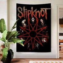 Band Rap SSlipknot Cartoon Tapestry Wall Hanging Decoration Household Home Decor 74x94cm(29x37in)
