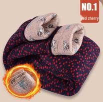 Women's Plus Size Camel Down Cotton Pants for Elderly - Winter Loose Fit Small (Recommended 90-110 jin)