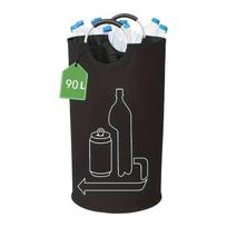 90L Waste Water Bottle Storage Basket Foldable Large Capacity Recycling Bin Oxford Cloth Multi-functional Empty Bottle Tote Bag juoda