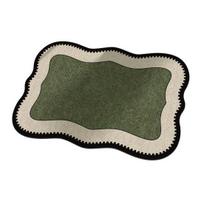 Bathroom Door Mat, Super Absorbent Bath Mat, Retro Bathroom Rug with Anti-Slip Bottom, Diatomaceous Earth Floor Mat for Home Entrance Shower Door A