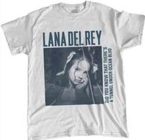 Lana Del Rey Albumo Marškinėliai Vyriški Moteriški Marškinėliai Viršus, Lana Del Rey Grafinis Unisex Marškinėlis S gray
