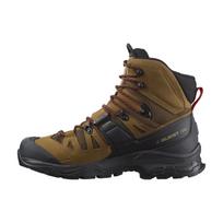 Salomon Quest 4 GORE-TEX Rubber Black Men Sneakers Brown Fiery-Red L47156400 42⅔