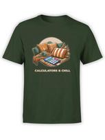 Accountants Tshirt Collection Calculators Chill Tshirt Unisex S