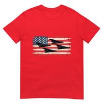 Patriotic Usa B2 Stealth Bombers American Flag 4th Of July Tshirt S