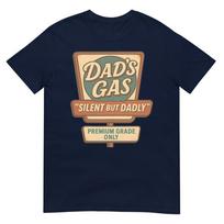 Silent But Dadly Funny Fathers Day Fart Dad Farting Vintage Tshirt S