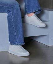 [OKEYPLACE] 5.5cm Hidden Heel Basic Sneakers White OKPL-55SN102 230