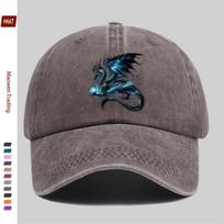 pc pcs Unisex Adjustable Trucker Baseball Cap with Blue Dragon Print  Snapback Buckle Closure Lightweight Suitable for Daily 1pc