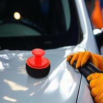 5 vnt. Putplasčio automobilio vaško aplikatoriaus padelis Rankinis poliruoklis Automobilio vaško sandarinimo glazūra Automobilių grožio vaško parduotuvės kempinėlės poliruoklio priedai