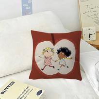 Anime C-CharlieS L-Lola   Pillow Anime Pillow Sofa Bed Head Pillow Cover Cushion Cover Fashion 30x30cm