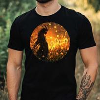 T-Shirt Herren Dämon mit Löwenzahn Motiv Baumwolle Größe XS bis 5XL M