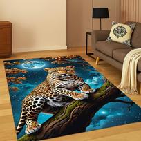 Leopardo Gepardo Svajingas Gyvūnas Kilimas Kilimas Namams Miegamajam Svetainei Sofai Durų Kilimėlis Dekoras, Vaikų Plotas Kilimas Žaidimų Neslystantis Grindų Kilimėlis 40x60cm