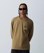 Supra Basic One-Pocket Long Sleeve T-Shirt (Beige) Bgs/M