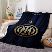 Inter Milan Emblem Blankets Flannel Printed Breathable Warm Throw Blanket for Home Office Bedspreads 0708a102 75cmx90cm