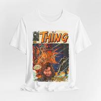The Thing Movie TShirt Vintage Horror SciFi Graphic Tee Summer Unisexs And Unisexs Loose And Breathable TShirt Top S