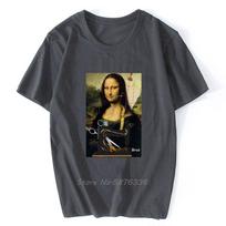 Mona Lisa Harajuku Aesthetic Funny T Shirt Unisex Vintage Grunge TShirt 90s Vintage Tshirt Fashion Streetwear Tops Tees Clothes S