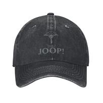 Juokingas spausdintas Joop šaunus skalautas džinsinis kepuraitė atsitiktinė beisbolo kepuraitė reguliuojama kepurė vasarinė unisex beisbolo kepuraitė One Size