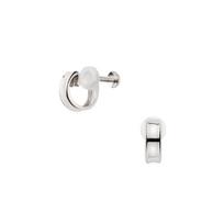 Vendome Aoyama Platinum Basic Hoop Earrings APAE2122 PT [Official]